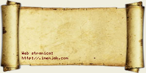 Jovana Rašljić vizit kartica